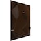 Ekena Millwork 19 5/8in. W x 19 5/8in. H Bradley EnduraWall Decorative 3D Wall Panel Covers 2.67 Sq. Ft. WP20X20BYAMB - alternate 2